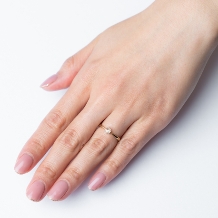 SUNDANCE　BRIDAL:【オーダーメイド婚約指輪】プラチナとK18YGのコンビリング　ローズカットダイヤ