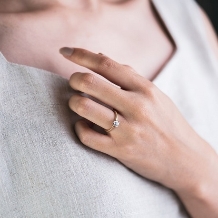  SUNDANCE　BRIDAL_【日常使いのできる婚約指輪】ローズカットダイヤモンド婚約指輪