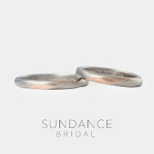  SUNDANCE　BRIDAL_【オーダーメイド結婚指輪】プラチナとピンクゴールドのツイストナローマリッジ