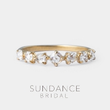  SUNDANCE　BRIDAL_【オーダーメイド婚約指輪】カジュアルなのに繊細さも併せ持つローズカットの婚約指輪