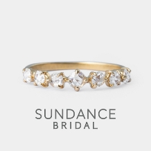 SUNDANCE　BRIDAL_【オーダーメイド婚約指輪】カジュアルなのに繊細さも併せ持つローズカットの婚約指輪