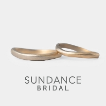 SUNDANCE　BRIDAL:【オーダーメイド結婚指輪】ブラウンゴールドとシャンパンゴールドのコンビマリッジ