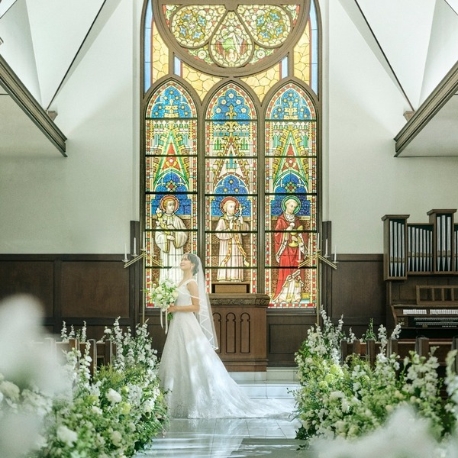 エルセルモ広島：＼憧れ花嫁必見／煉瓦×ステンドグラス挙式体験&試食*ギフト7万