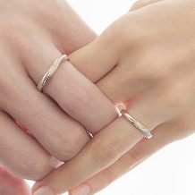 ４℃　ＢＲＩＤＡＬ（ヨンドシーブライダル）:ー寄り添うふたりー　結婚指輪