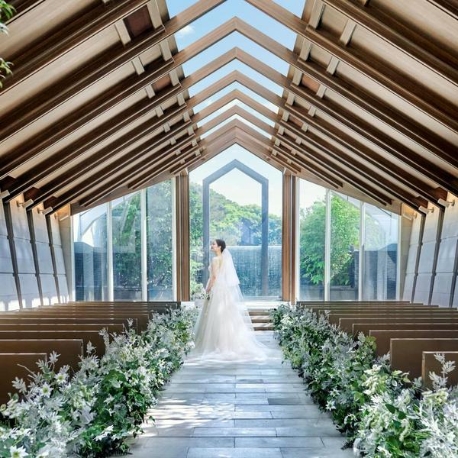 伊勢山ヒルズ：【新チャペルOPEN】25大特典×緑*光*参加型Wedding体験＆3万試食