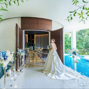 結婚式場：緊急増枠＼当館人気No.1／水上チャペル×美食×贅沢空間ALL体験