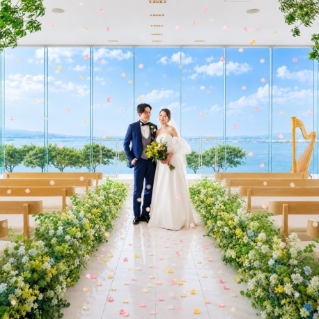 びわ湖大津プリンスホテル：1万ギフト×豪華特典付★世界的シェフの美食×結婚式演出体験♪