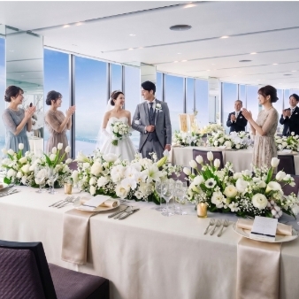 びわ湖大津プリンスホテル:【挙式+会食】家族に贈るパノラマビュー&美食のおもてなし