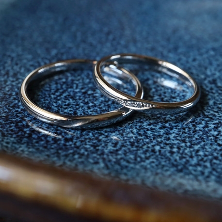 工房　茶ぼう:愛着の沸く特別な結婚指輪【なめらかリング】