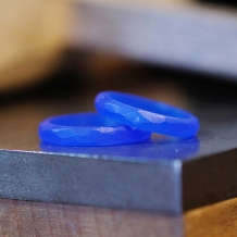 Ｓａｌｏｎ　ｄｅ　Ｌｅ　Ｃｉｅｌ（ブライダルリング専門店　サロン・ド・ルシェル）:【手作り】キラめく面は二人の手作りの証♪削った形が指輪になる感動を味わって