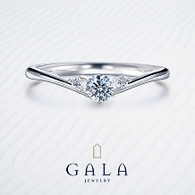 【GALA】華奢なアームがダイヤを引き立てる！V字ラインで指長効果も＊
