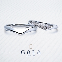【GALA】メレダイヤで輝きを添えたライン。