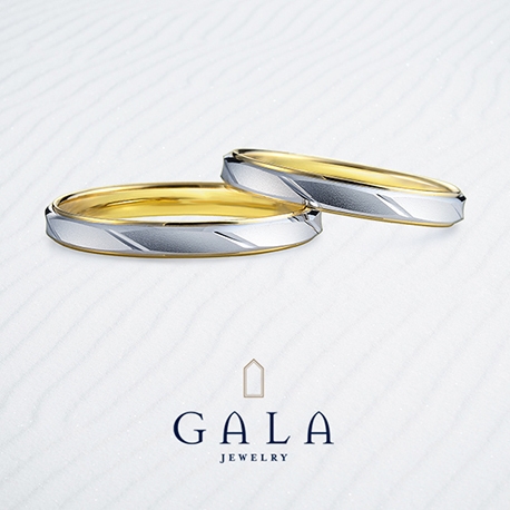 ＧＡＬＡ　ＪＥＷＥＬＲＹ:【GALA】カットラインに内側のゴールドが目を引く鍛造リング☆