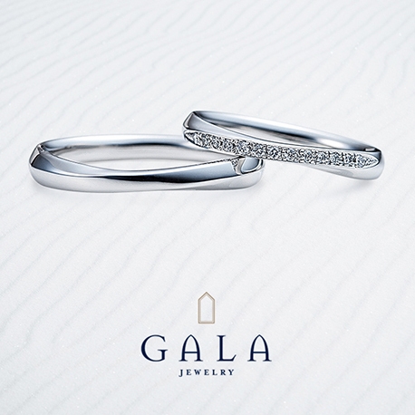 ＧＡＬＡ　ＪＥＷＥＬＲＹ:【GALA】緩やかに流れるようなメレダイヤが美しい♪