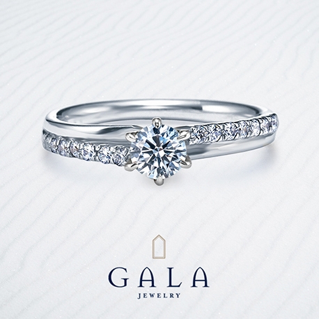 ＧＡＬＡ　ＪＥＷＥＬＲＹ:【GALA】ダイヤとプラチナ両方の輝きを楽しむことが出来る、ゴージャスデザイン＊
