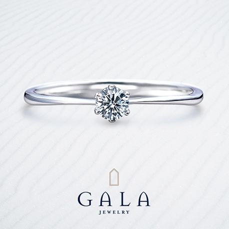 ＧＡＬＡ　ＪＥＷＥＬＲＹ:【GALA】ダイヤモンドの輝きを堪能♪クラシカルなエンゲージリング＊