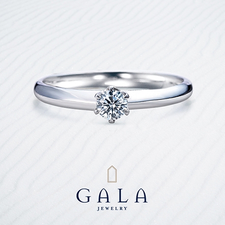 ＧＡＬＡ　ＪＥＷＥＬＲＹ:【GALA】伝統的な立て爪スタイル！婚約指輪といえばこのデザイン☆