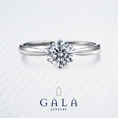 ＧＡＬＡ　ＪＥＷＥＬＲＹ:【GALA】＜1.0ct＞ダイヤモンドの美しさが一番際立つ婚約指輪の王道デザイン