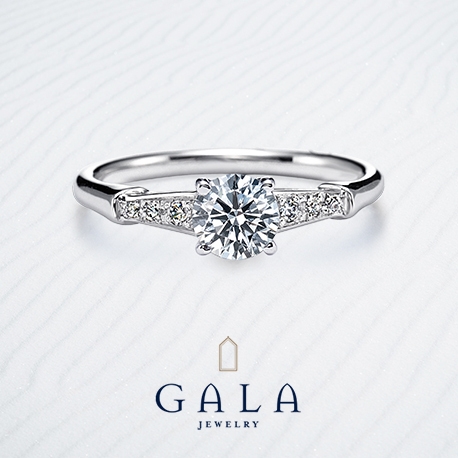 ＧＡＬＡ　ＪＥＷＥＬＲＹ:【GALA】＜0.7ct＞女性らしさやラグジュアリーな印象を込めたデザイン