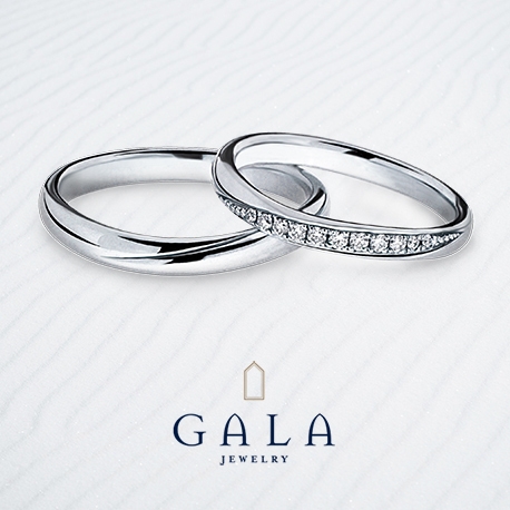 ＧＡＬＡ　ＪＥＷＥＬＲＹ:【GALA】メレダイヤで輝きを添えたライン。