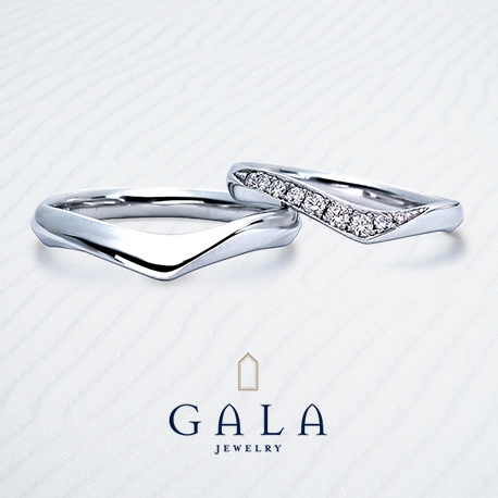 ＧＡＬＡ　ＪＥＷＥＬＲＹ:【GALA】メレダイヤで輝きを添えたライン。