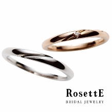 【RosettE】～目的地～一粒ダイヤが上品華やかな曲線の美しいリング☆三重初！