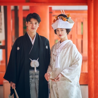 赤坂ル・アンジェ教会／ラ・ロシェル福岡:【神社挙式&会食】23万優待◆嬉しい送迎付き！上質な和装も幅広く取り揃え