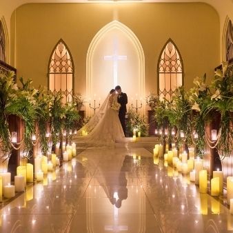 赤坂ル・アンジェ教会／ラ・ロシェル福岡:【26年9～12月】59万優待◆舞鶴公園の景色広がる独立型チャペル＆料理口コミ1位の一流レストラン