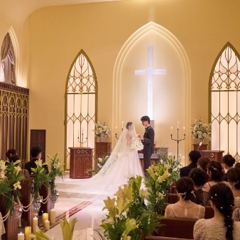 赤坂ル・アンジェ教会／ラ・ロシェル福岡:【挙式のみ】33万優待◆2名～OK！独立型チャペルで叶える＊専任牧師が贈る感動挙式