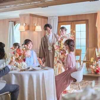 会津　写遊庭：卒花支持率NO1！開放感と自然感じる【貸切】ウェディング相談