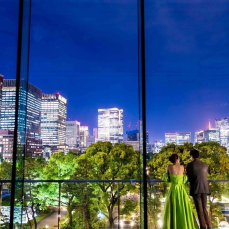 パレスホテル東京（PALACE HOTEL TOKYO）：【3ミシュランキー2泊付】｜緑景望むチャペル×憧れドレス見学