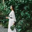 浮月楼結婚式で花嫁さんがお召しになる最高級の白無垢・色打掛・ウエディングドレスをフォトウェディングにもご用意。徳川慶喜公屋敷内にある140年息づく日本庭園や様々なロケーションで本格的な写真が残せます。