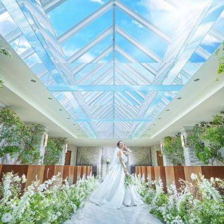 ベルヴィ武蔵野:花嫁ALL体験*光のチャペル×360°映像演出×牛フィレ3万コース