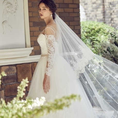 MGL1012 振り掛ける キヨコハタ ウェディングドレス ヴェール 