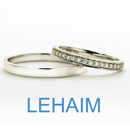 LEHAIM(レハイム):【レハイム】0.2カラット!ハーフエタニティ!