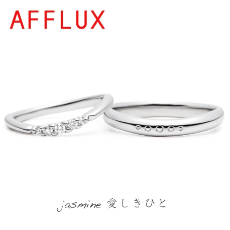 センターを花のように留める可愛い婚約指輪 ａｆｆｌｕｘ アフラックス ゼクシィ