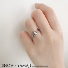 SNOW×YAMAJI（スノウ広島本通店・ジュエリークラフトヤマジ岡山店）:TOWA/トワ (セットリング)