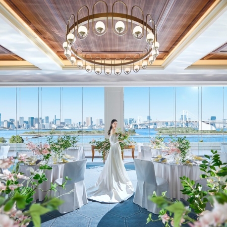 ヒルトン東京お台場：月末BIG【 最大120万優待◎ 】感動チャペル＆国産牛網焼き試食