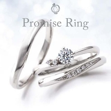 ＩＮＯＵＥ　ＢＲＩＤＡＬ（イノウエ）:【薬指を長く魅せてくれる注目リング☆】プロミスリング☆゜。シンプル細身デザイン