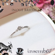 【重ね着けできる】結婚指輪で人気のインセンブレからエンゲージリングが新登場！