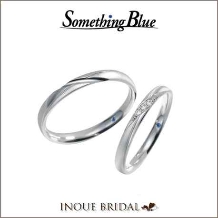 INOUE BRIDAL(イノウエ):【サムシングブルー】内側にサファイア付♪13万2000円の統一価格★°+
