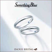 【サムシングブルー】内側にサファイア付♪13万2000円の統一価格★°＋