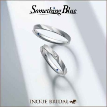 【サムシングブルー】内側にサファイア付♪13万2000円の統一価格★°＋