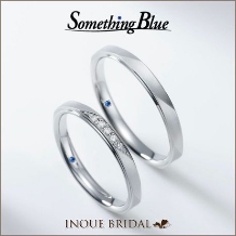 ＩＮＯＵＥ　ＢＲＩＤＡＬ（イノウエ）:【幸せを願う青のおまじない】内側に埋め込まれたサファイヤが幸せへ導く★