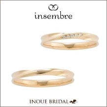 INOUE BRIDAL(イノウエ):【鍛造製法で丈夫】ふたりでプラチナとピンクゴールドなど素材違いのペアも叶う☆゜。