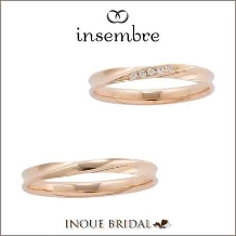 INOUE BRIDAL(イノウエ):【鍛造製法で丈夫】ふたりでプラチナとピンクゴールドなど素材違いのペアも叶う☆゜。