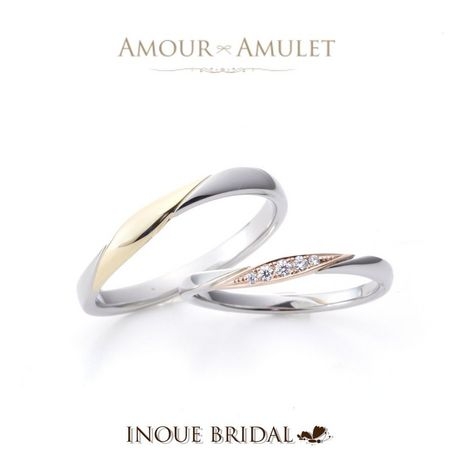 ＩＮＯＵＥ　ＢＲＩＤＡＬ（イノウエ）:《細みのキュートなデザイン》アムールアミュレット☆゜。重ねづけにもオススメ♪