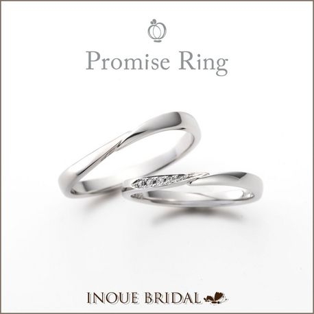 ＩＮＯＵＥ　ＢＲＩＤＡＬ（イノウエ）:【薬指を長く魅せてくれる】☆゜。シンプルな細身ラインが注目のプロミスリング☆
