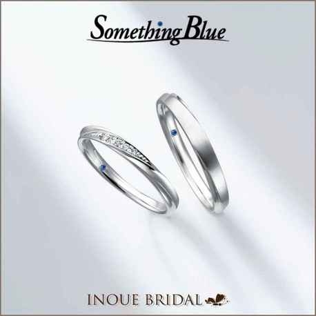 ＩＮＯＵＥ　ＢＲＩＤＡＬ（イノウエ）:【幸せを願う青のおまじない】内側に埋め込まれたサファイヤが幸せへ導く★