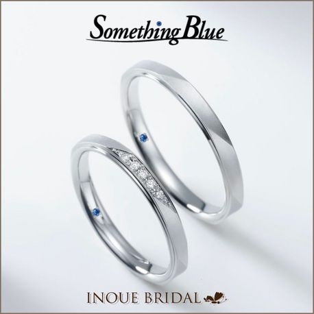 ＩＮＯＵＥ　ＢＲＩＤＡＬ（イノウエ）:【幸せを願う青のおまじない】内側に埋め込まれたサファイヤが幸せへ導く★